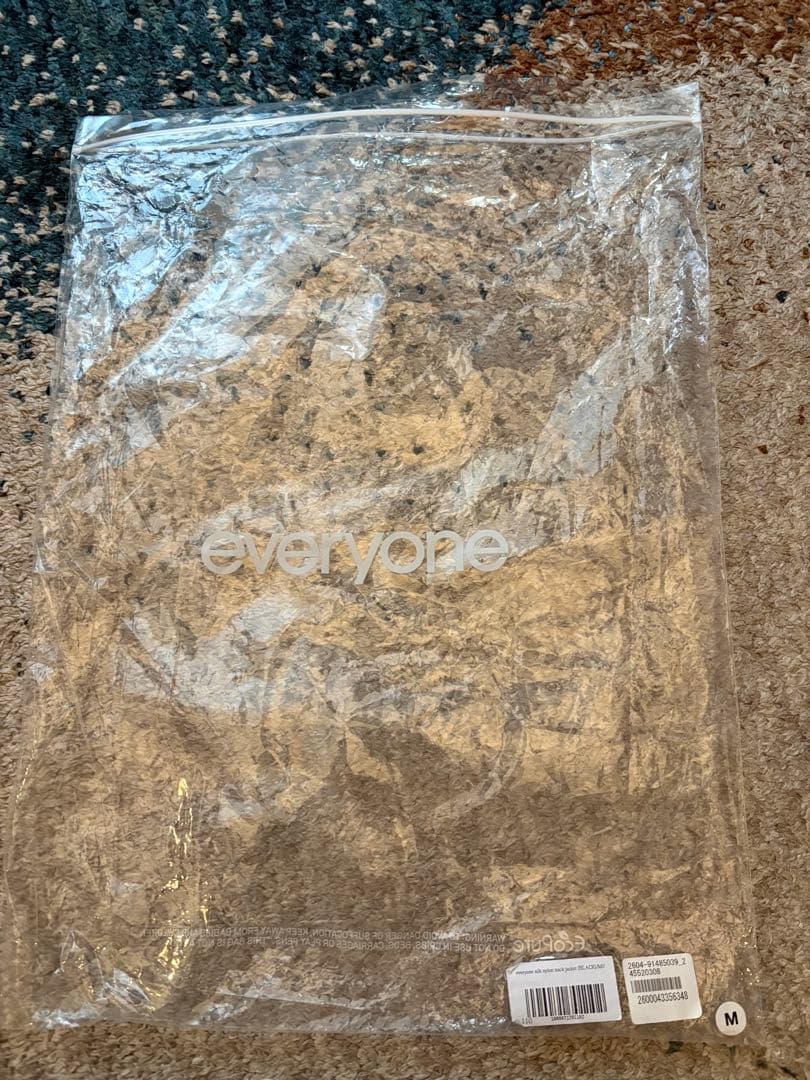 ジャケット・アウター everyone nylon silk track jacket