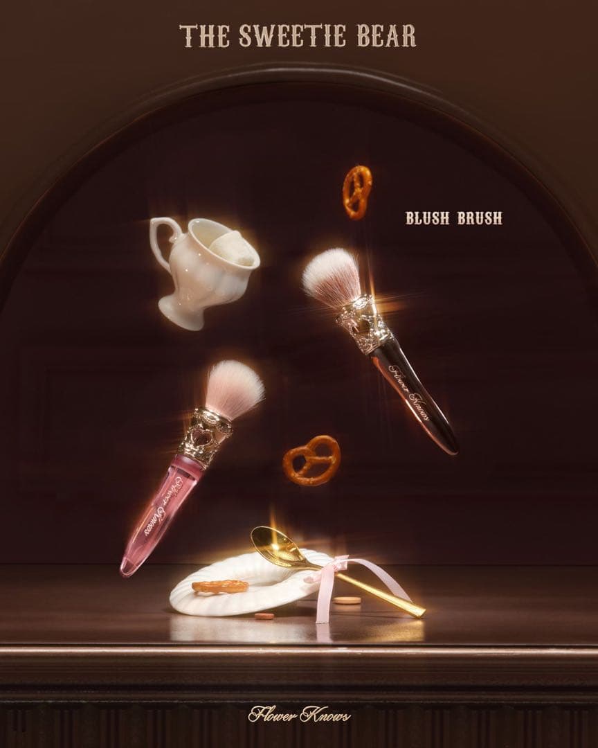 【未使用】フラワーノーズ　スウィーティーベア　コレクション　豪華9点ピンクセット