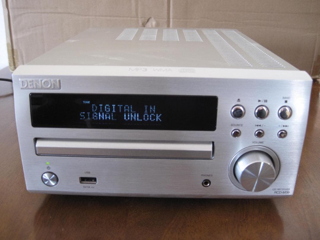 完動美品　DENON CDレシーバー　RCD-M39 iPod対応