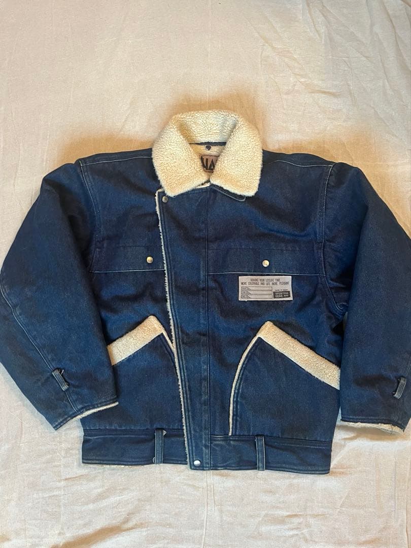 HAI sporting gear イッセイミヤケ ボアデニムジャケット　M