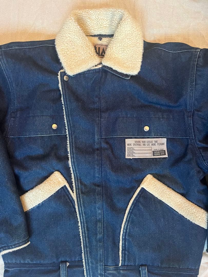 HAI sporting gear イッセイミヤケ ボアデニムジャケット　M