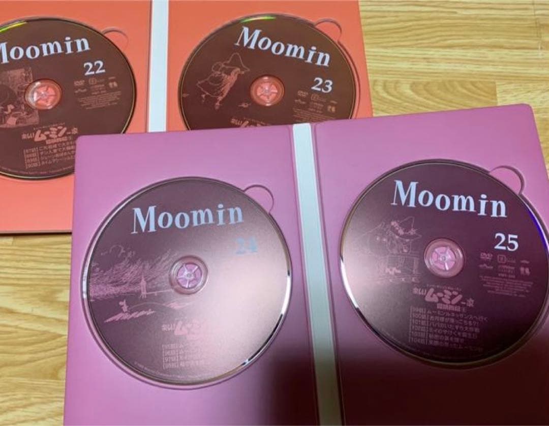 楽しいムーミン一家　DVD BOX 指人形等付き