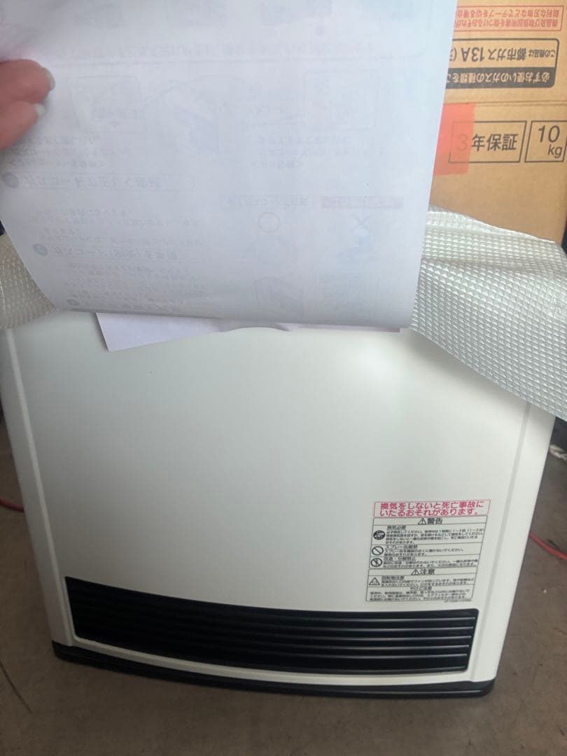 新品未使用】東邦ガス　ガスファンヒーター RC-M4003E都市ガス