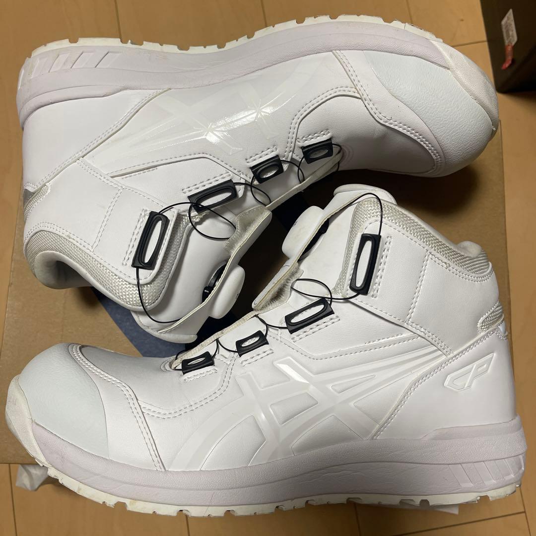 ASICS BOAシステム安全靴 ホワイト　CP304