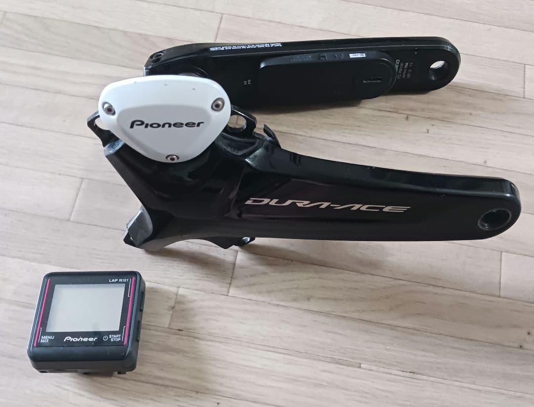 Pioneer DURA-ACE 167.5mm サイコンセット　※左ジャンク