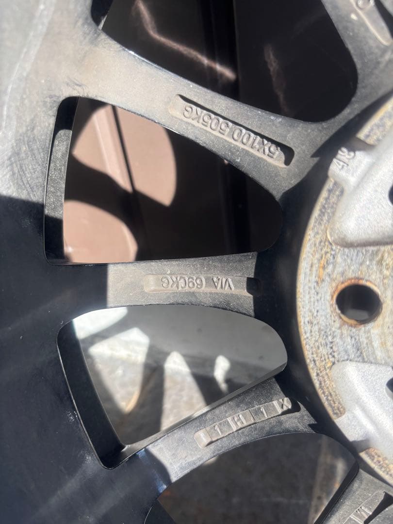 スタッドレスタイヤ・ホイール4本セット195/65R15 ブラックホイール送料込