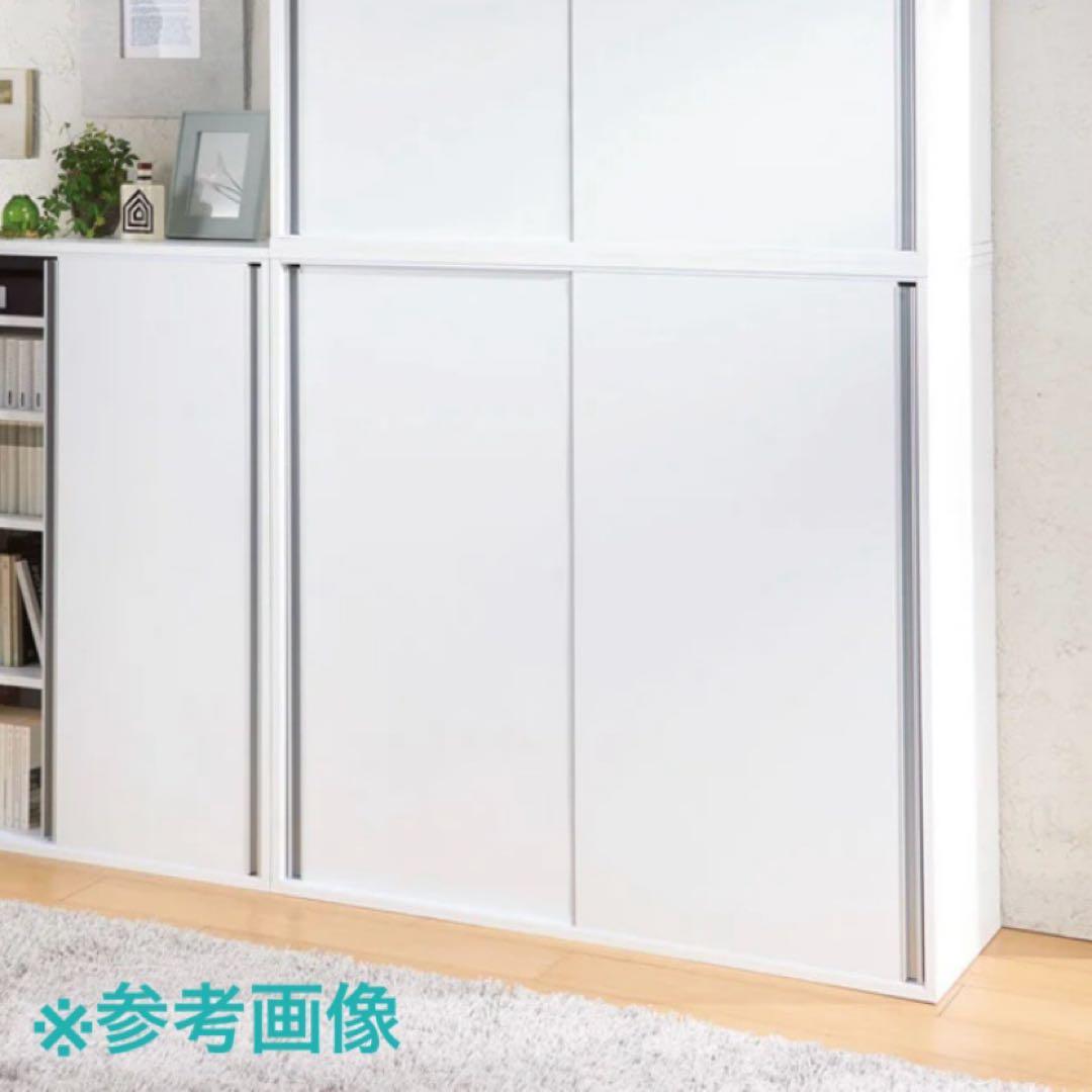 ディノス 大量収納が自慢の引き戸式本棚 幅90 高さ114 奥行40cm