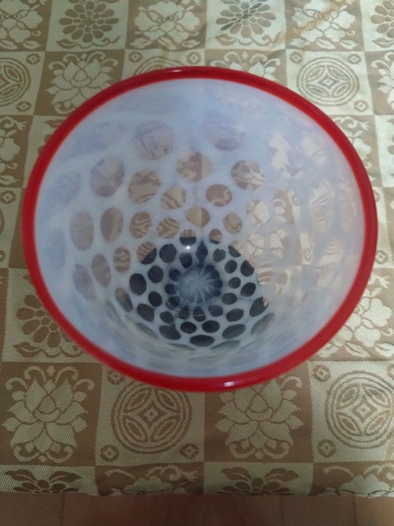 ★和ガラス氷コップ/大正昭和レトロモダン美品★