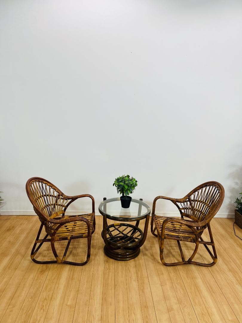 b*i様 ラタンチェア　ラウンジチェア　籐家具