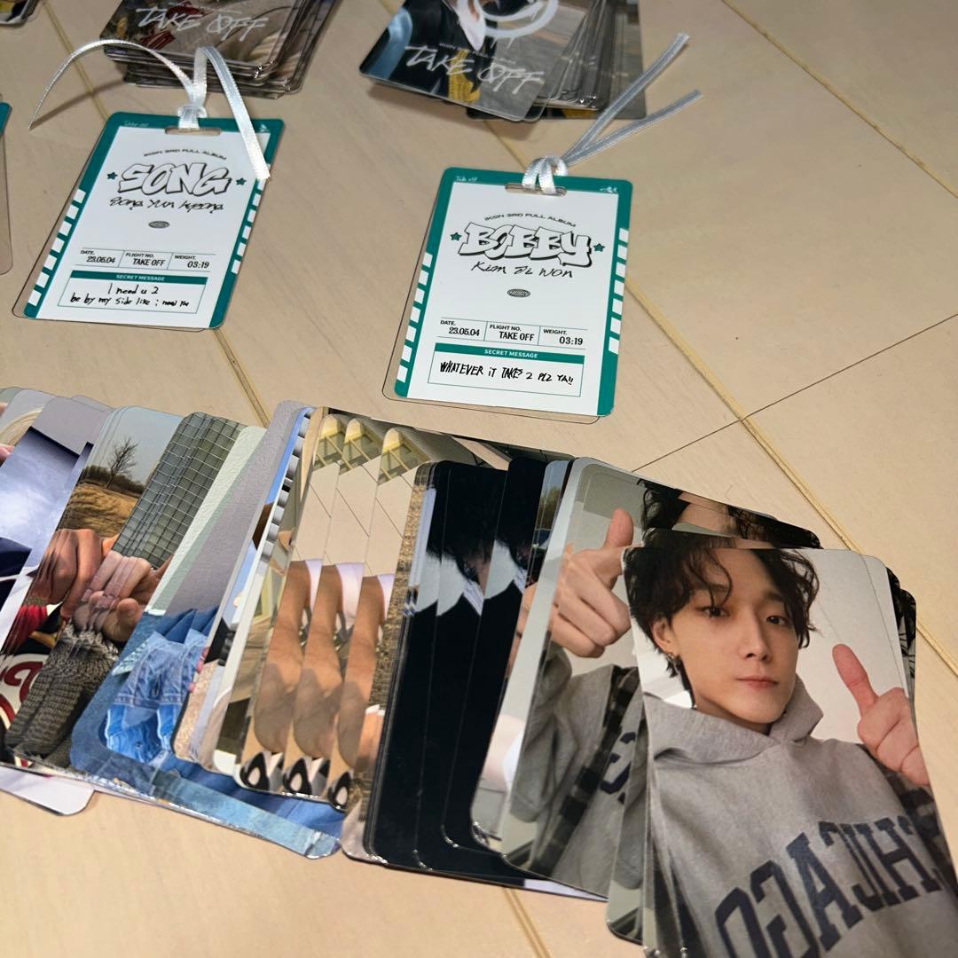 iKON TAKE OFF トレカ160枚＋トラベルタグ49枚 まとめ売り