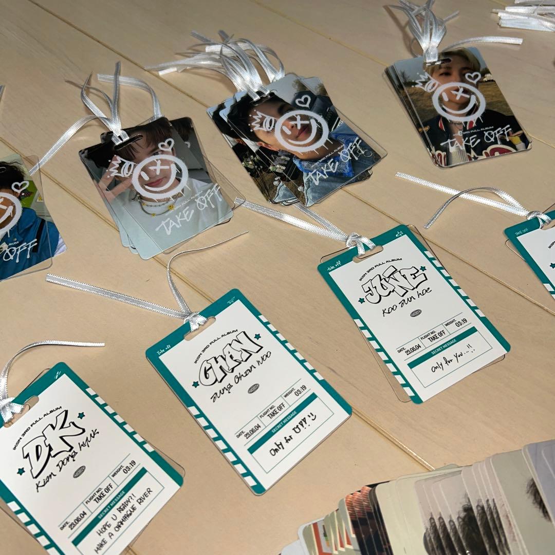 iKON TAKE OFF トレカ160枚＋トラベルタグ49枚 まとめ売り