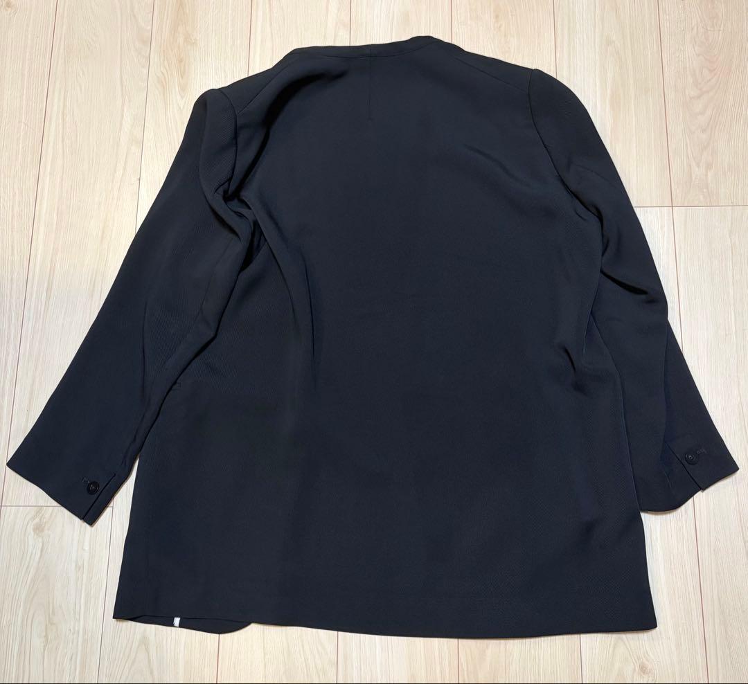 overcoat ノーカラージャケット MB Collerless ブラック