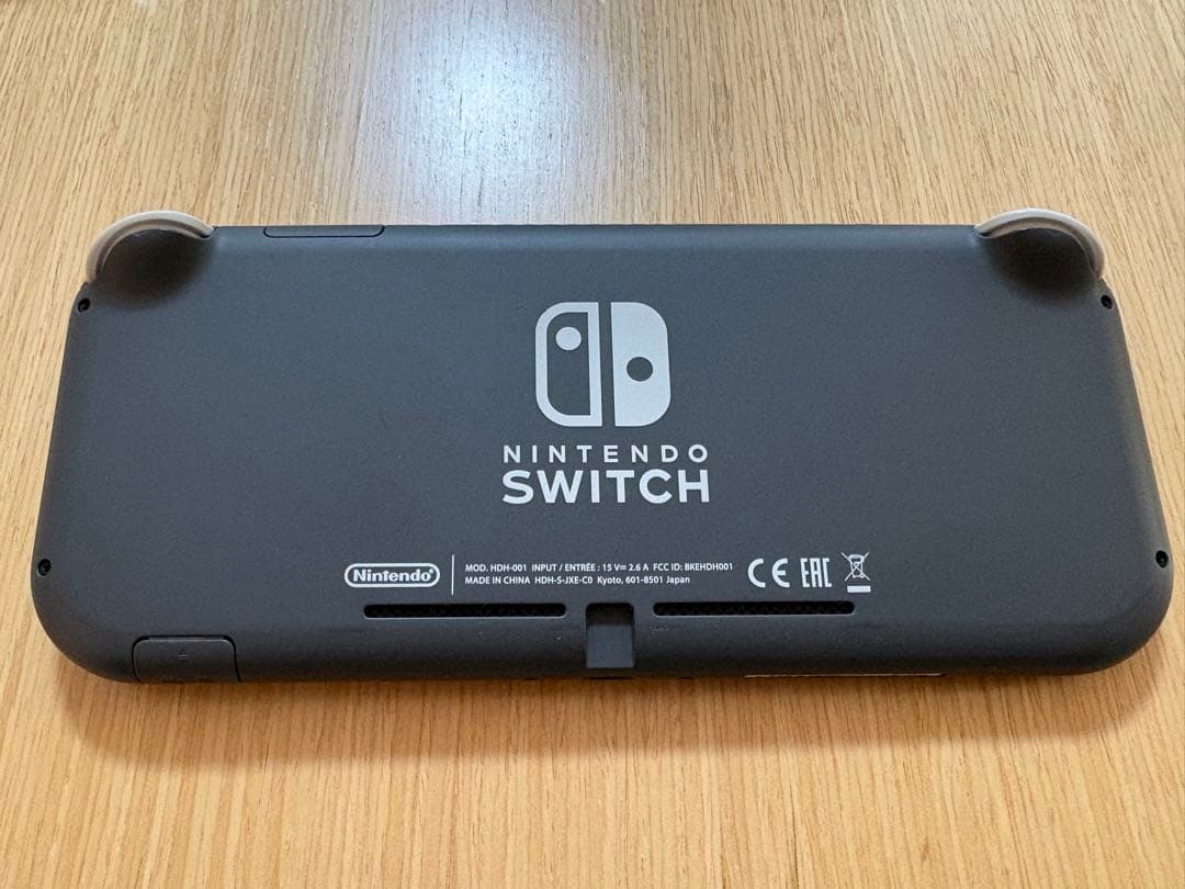 Nintendo Switch Lite グレー 本体 箱・充電器・ケース付