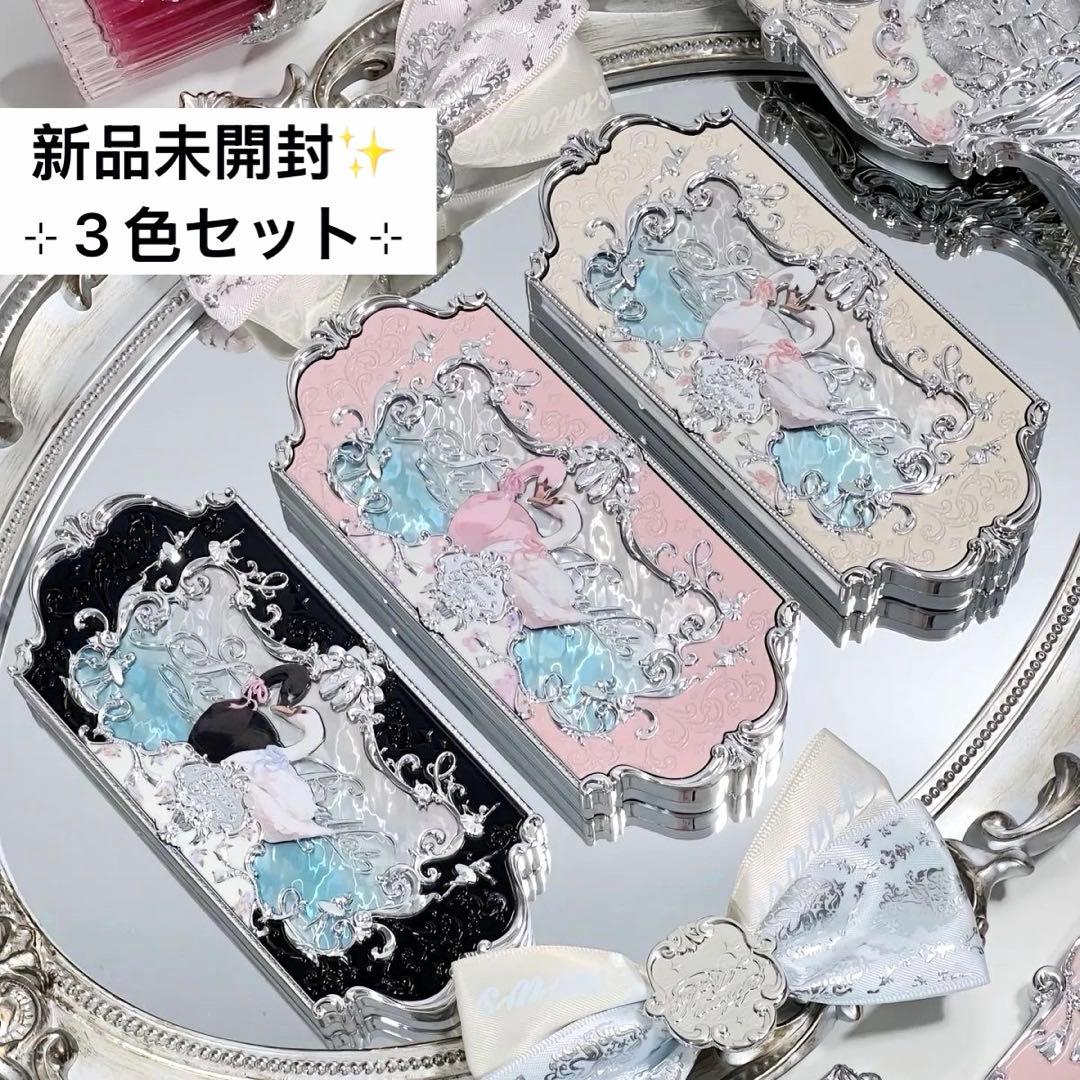 【新品3点セット】フラワーノーズ　スワンバレエ　アイシャドウパレット　未開封