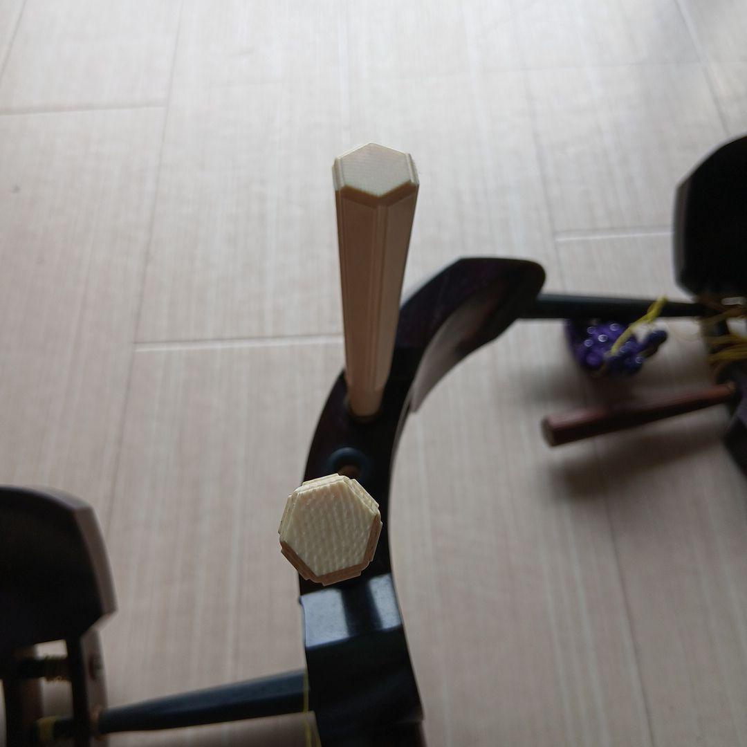 鈴*キ様 三味線バチ、棹3、天然素材