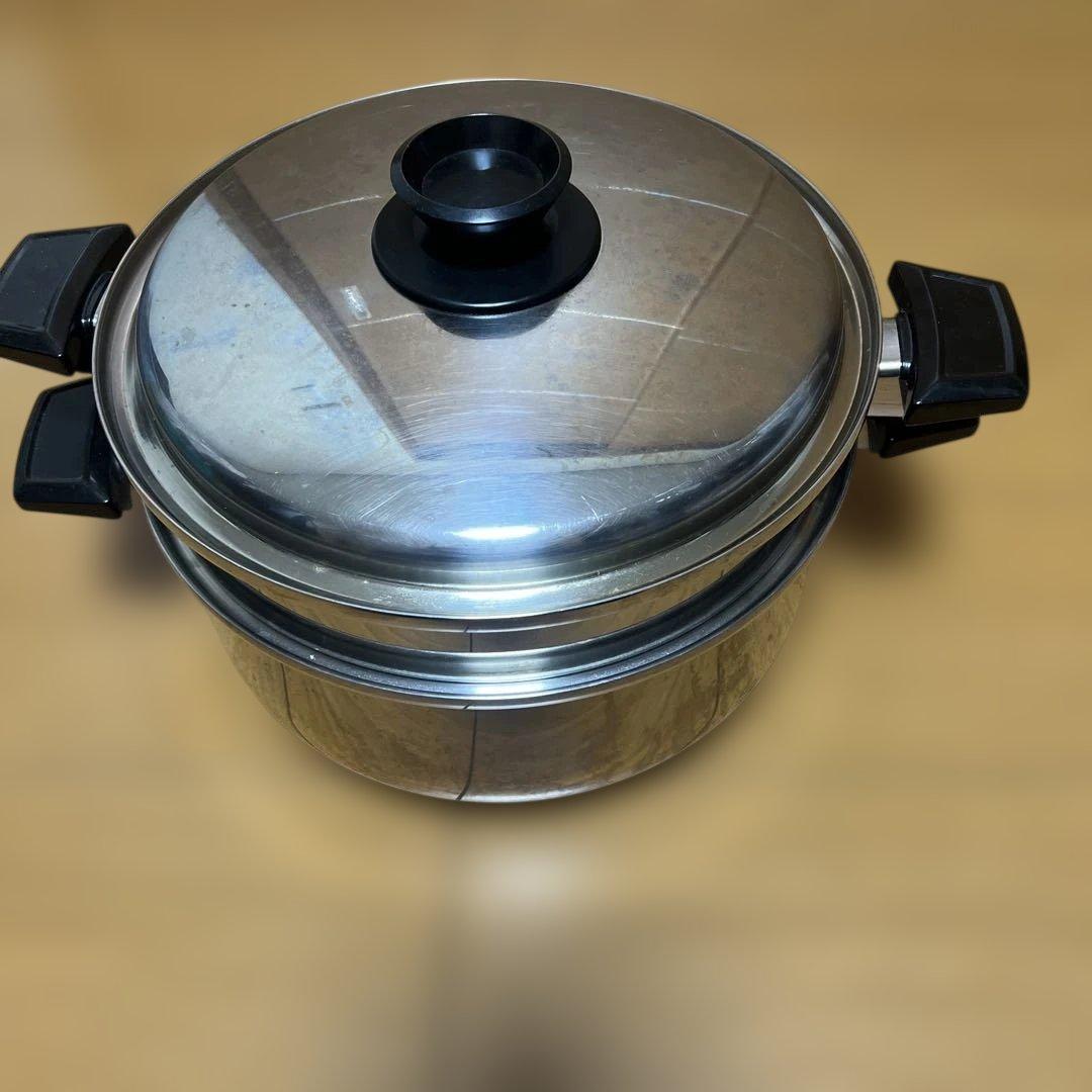 ロイヤルクィーン ステンレス鍋・蒸し器セット