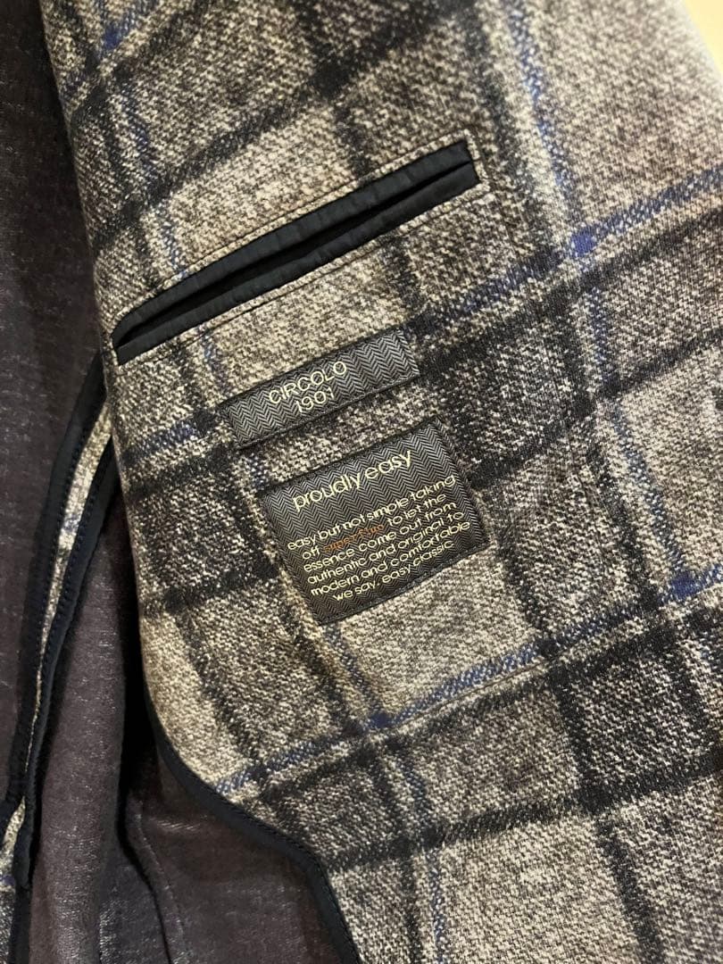 CIRCOLO 1901 チェック柄テーラードジャケット　50 秋冬