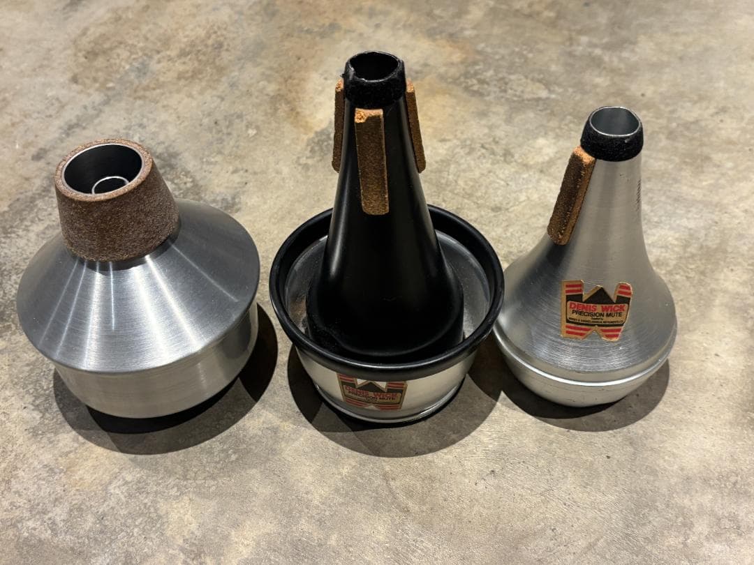 トランペットミュート Denis Wickなど3点セット