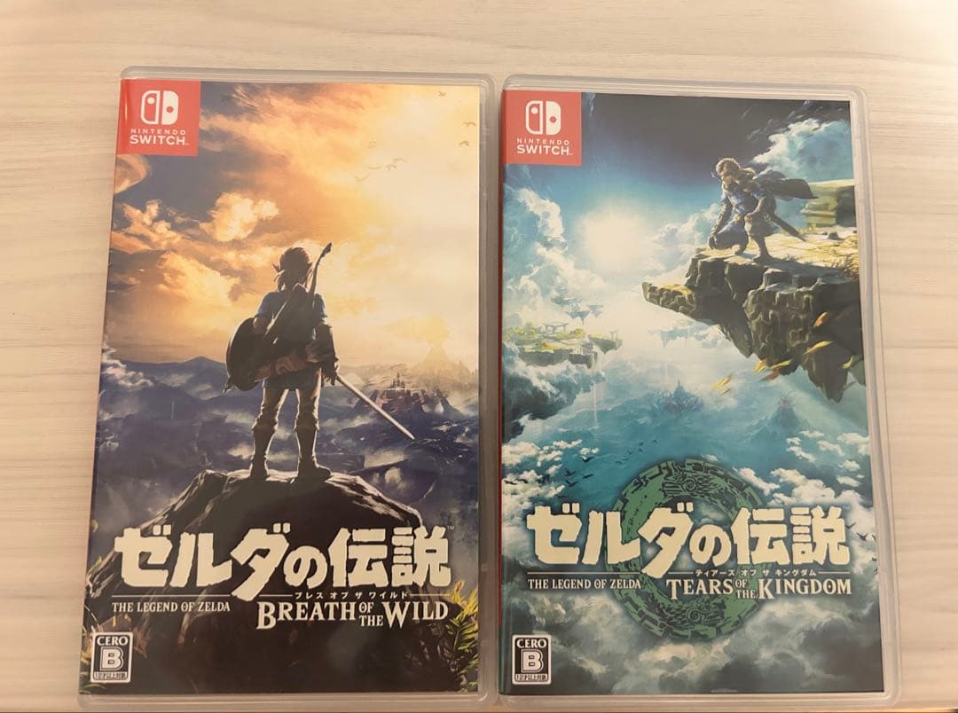 ゼルダの伝説 ブレスオブザワイルド ティアーオブザキングダム 2本セット