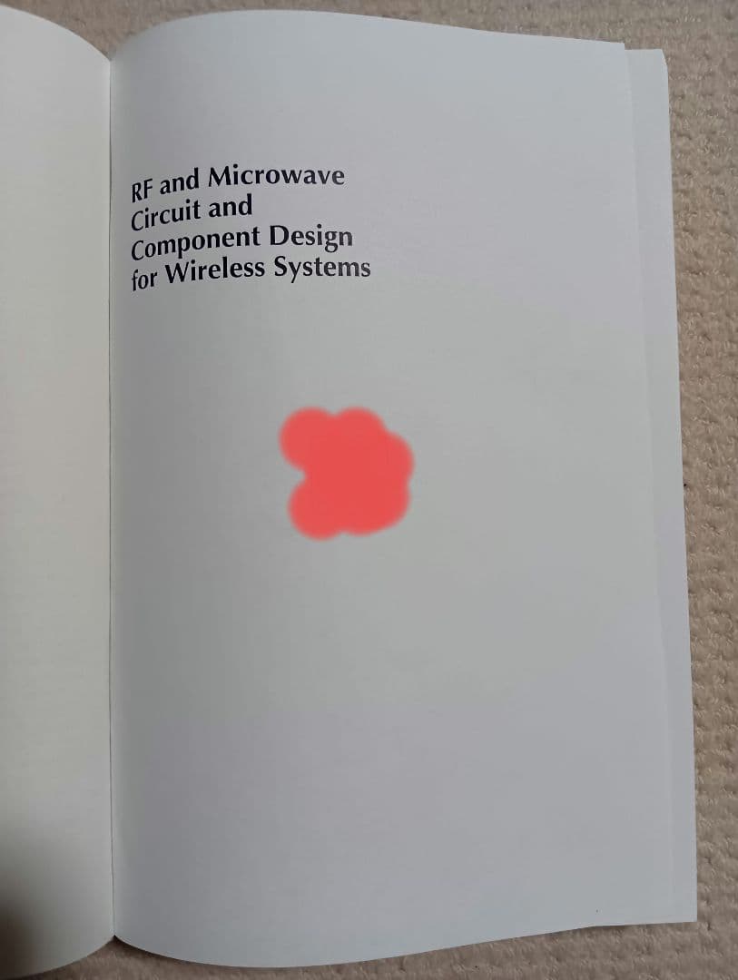 洋書 RF and Microwave Circuit Design for