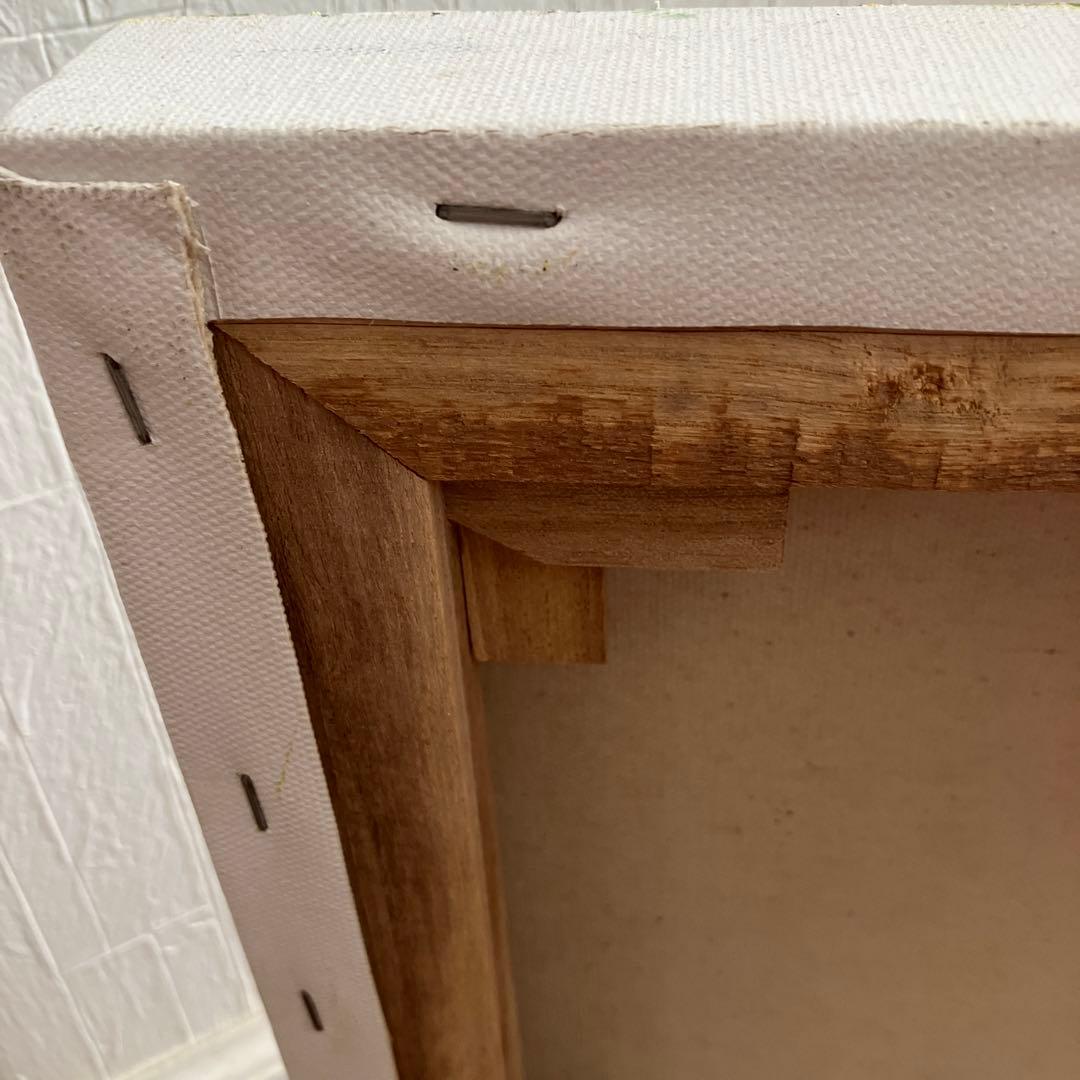 絵画　風景画　油絵　夜の街2 キャンバス