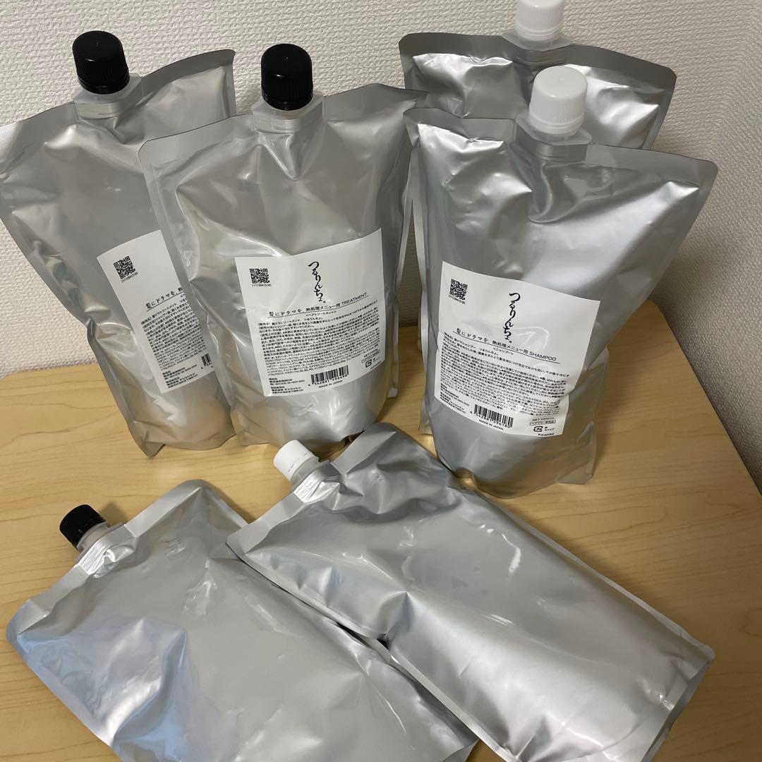 つるりんちょ シャンプー＆トリートメントセット 1000ml