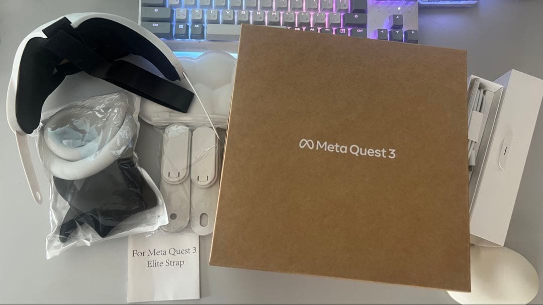 う*こ様 ☁️ Quest 3☁️ VRヘッドセット 128GB +アク