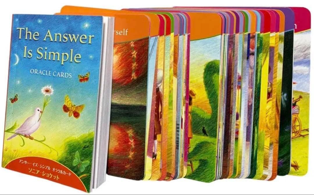 美品 日本語解説書付き アンサー・イズ・シンプル　オラクル・カード タロット