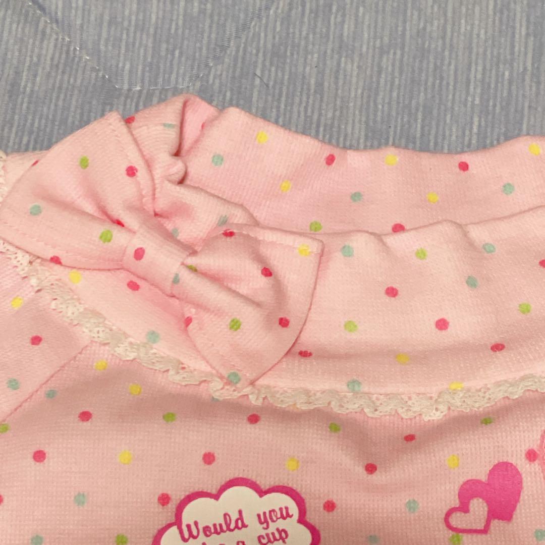 メゾピアノ　みみぽぽちゃん　Tシャツ トップス ピンク　美品　平成レトロ