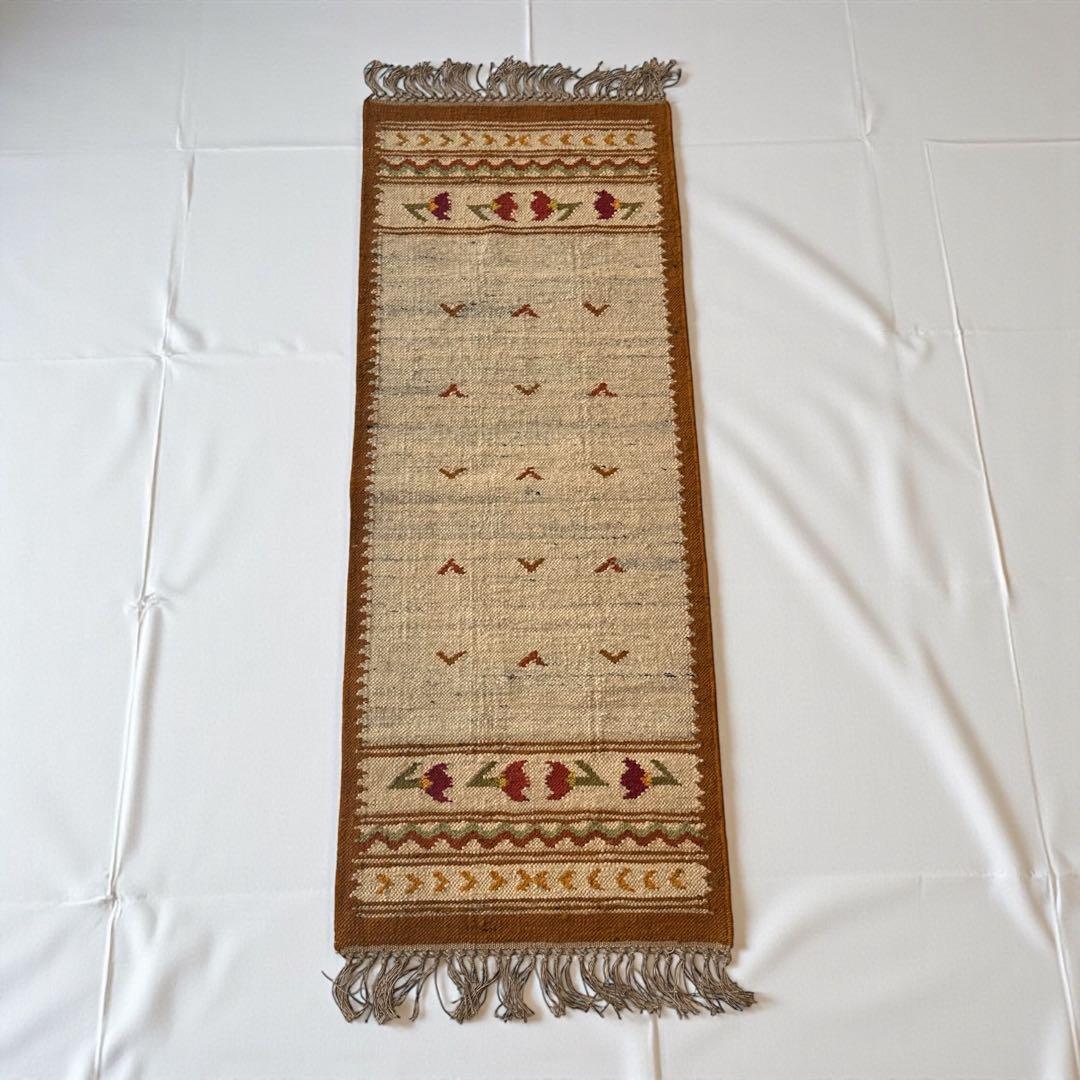 モロッカン調 ウールラグ ボヘミアン ユーロヴィンテージ