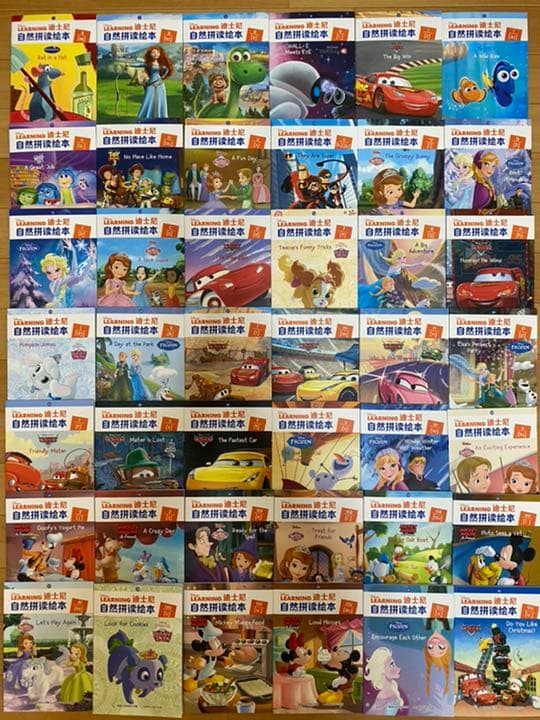 Disney Learning Phonics for Fun80冊英語音声絵本