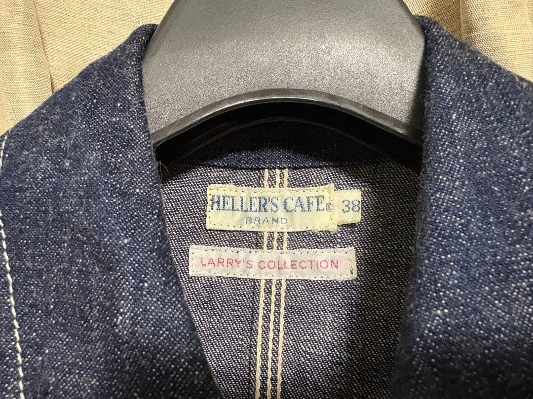 ヘラーズカフェ WAREHOUSE デニムジャケット カバーオール38