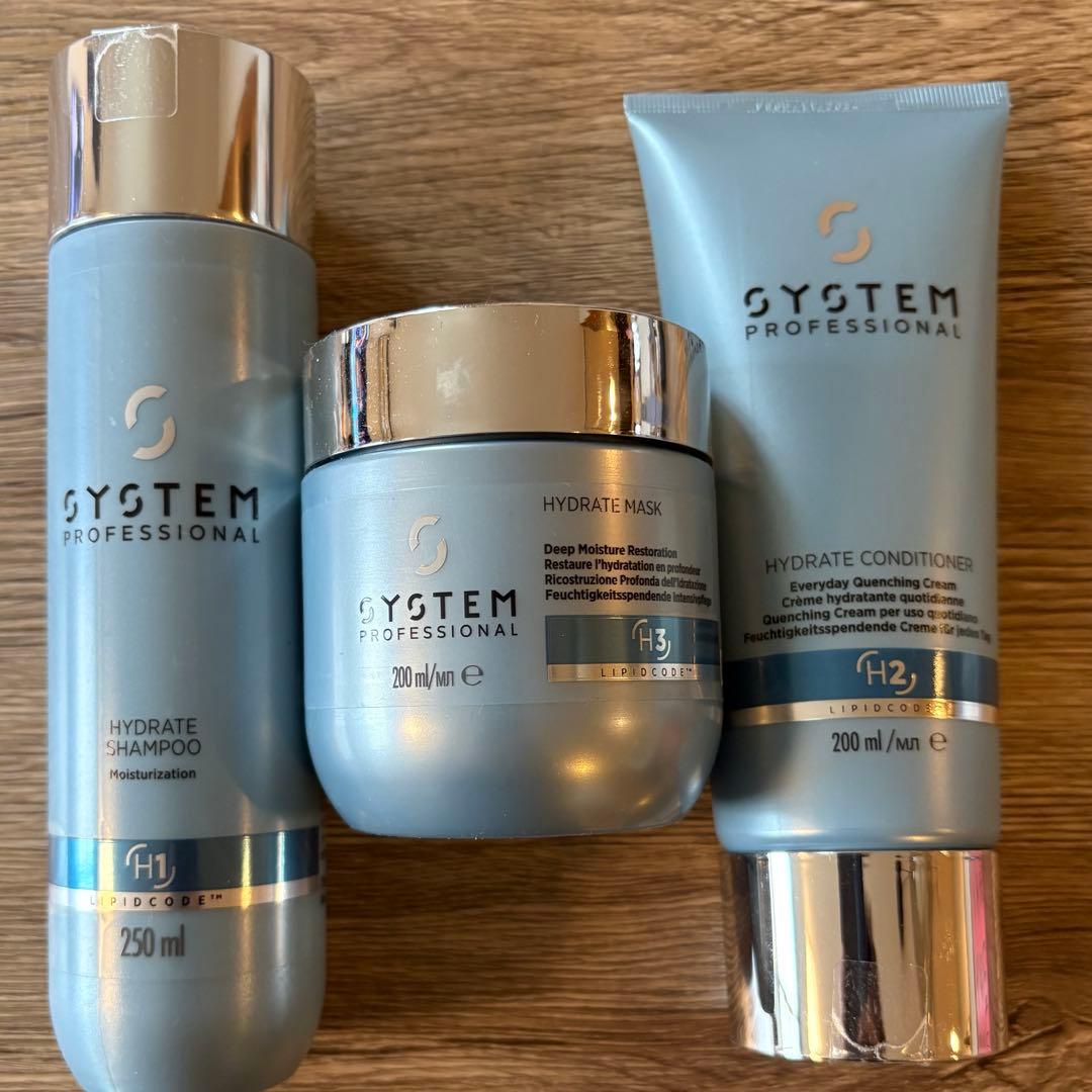 【ウエラ　システム】ハイドレイト　シャンプー&コンディショナー&マスク　セット