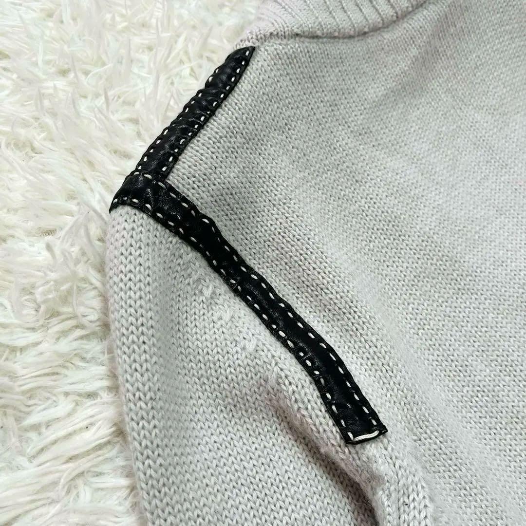 美品✨ドルチェ&ガッバーナ　アルパカ85% ニット Vネック 44 イタリア製