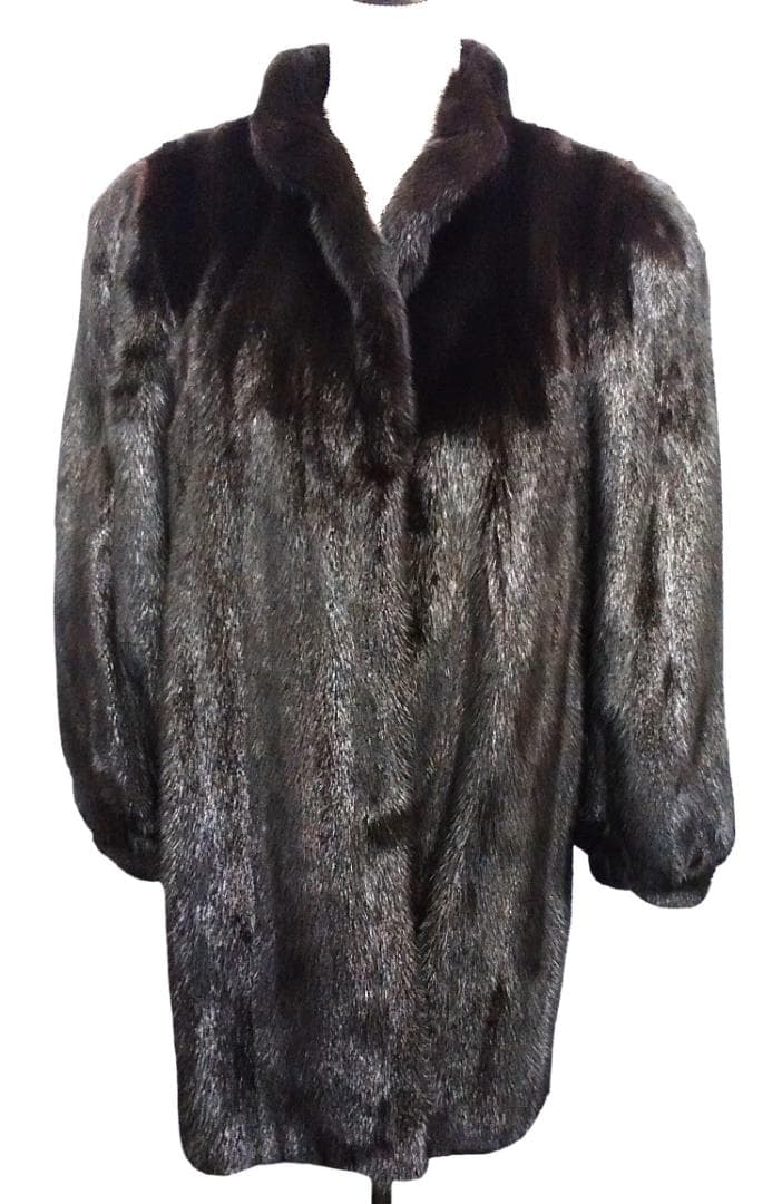 MOONBAT　FOND　MINK　ミンク　毛皮　ハーフコート　ダークブラウン