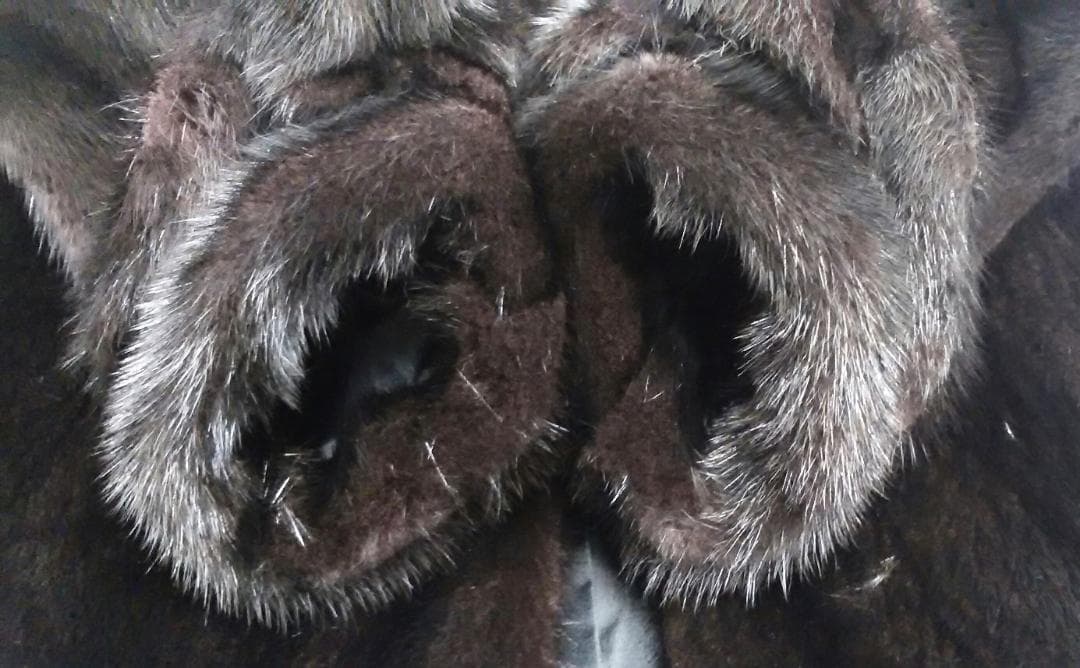 MOONBAT　FOND　MINK　ミンク　毛皮　ハーフコート　ダークブラウン