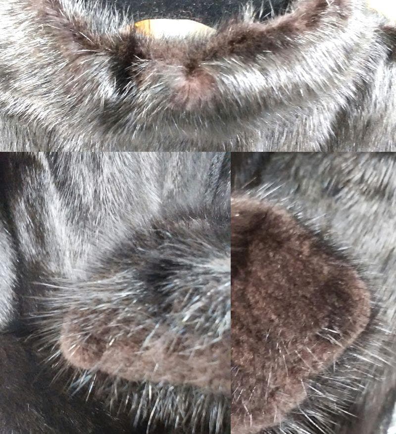 MOONBAT　FOND　MINK　ミンク　毛皮　ハーフコート　ダークブラウン