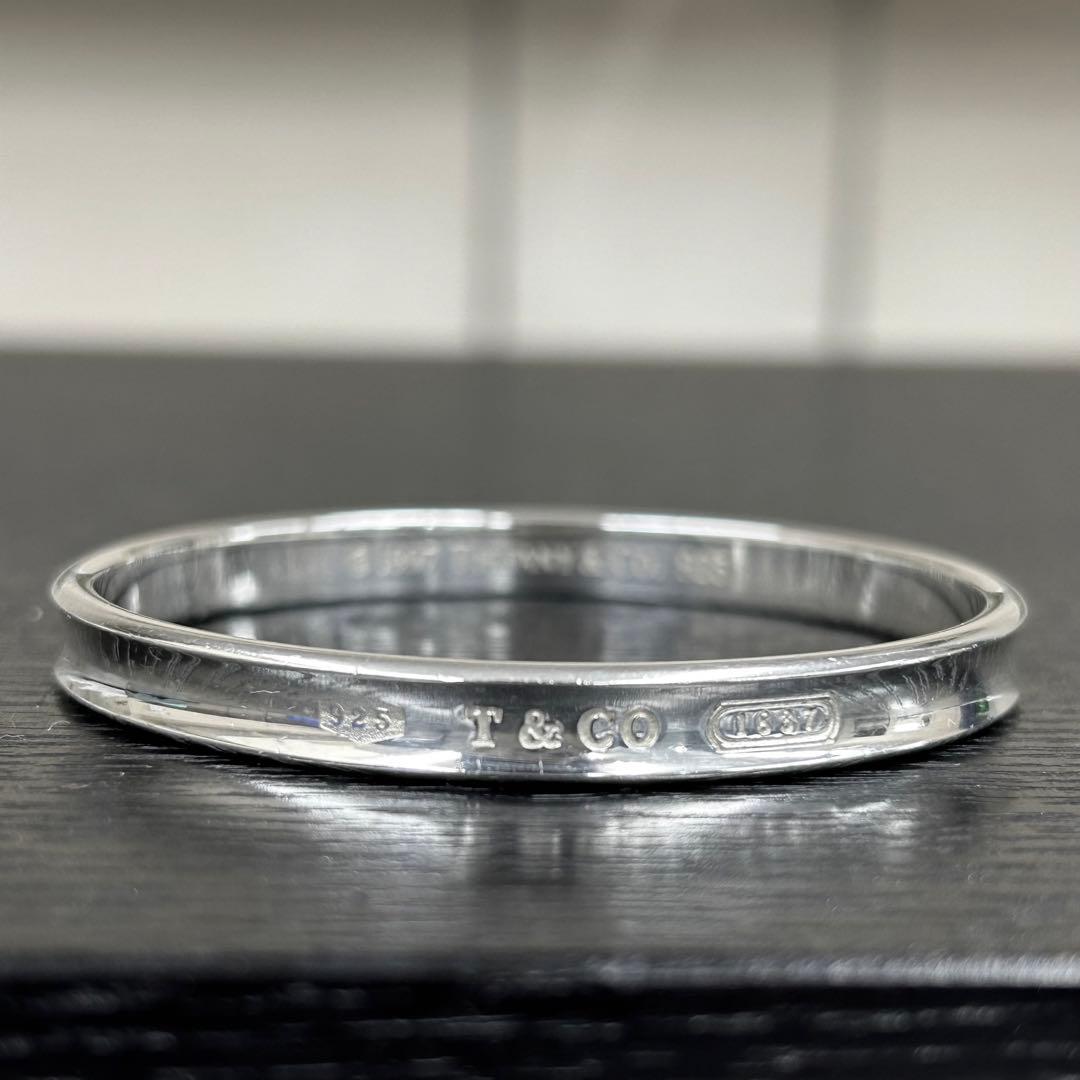 ティファニー　バングル　1837 ナロー　シルバー925 ブレスレット　925