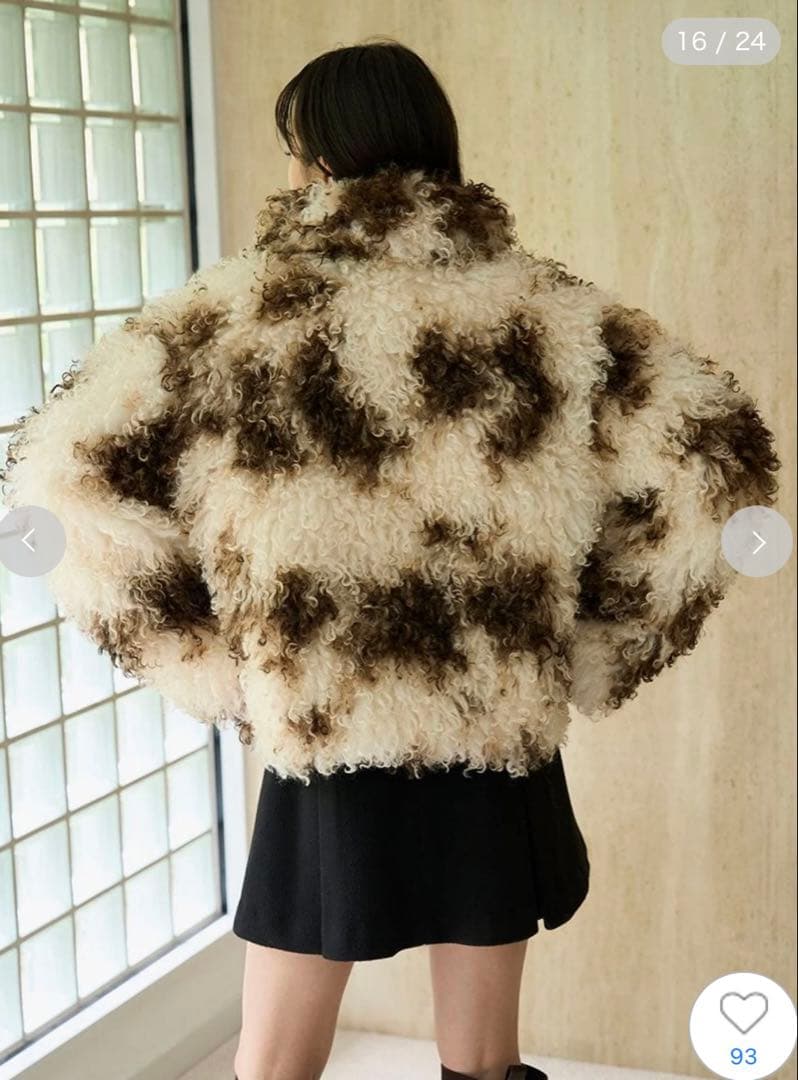 SNIDEL スナイデル　ショートファーコート