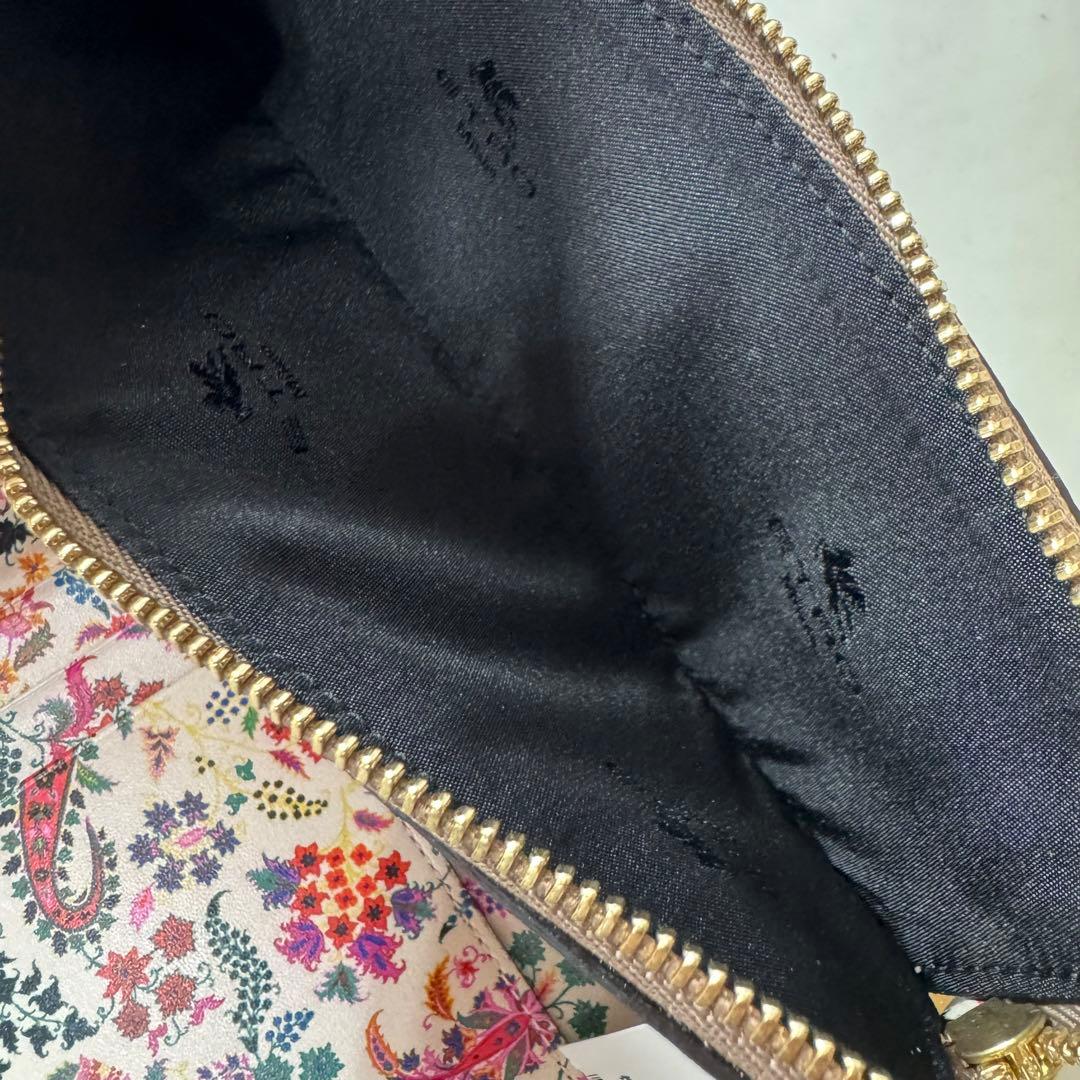 ✨未使用タグ付き✨ETRO 長財布 レザー クロコ型押し ペイズリー 付属品あり