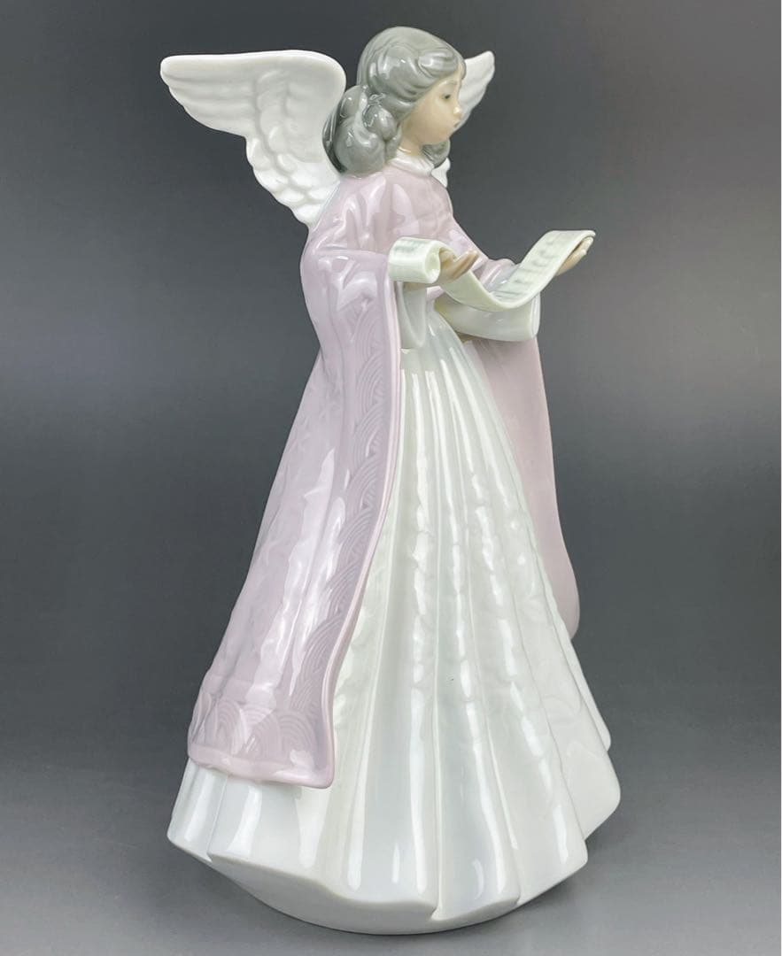 リヤドロ 楽譜を持つ天使 ピンク 桃色 リアドロ LLRADRO エンジェル