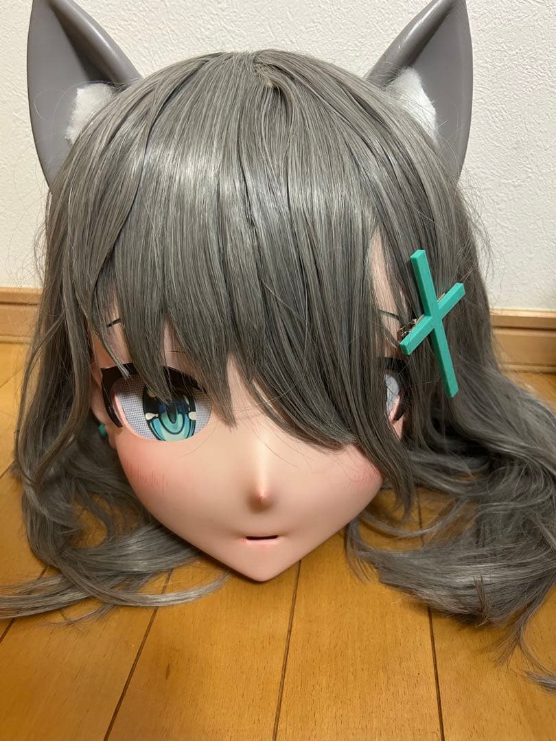 ブルアカ　シロコ　着ぐるみマスク　全面鍵付き