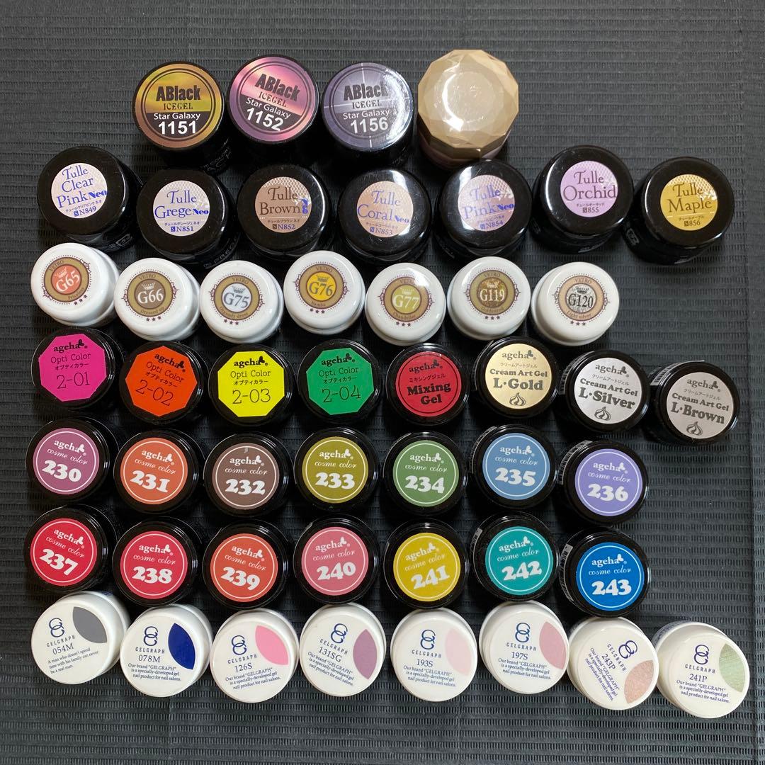 ジェルネイル48個　まとめ売り