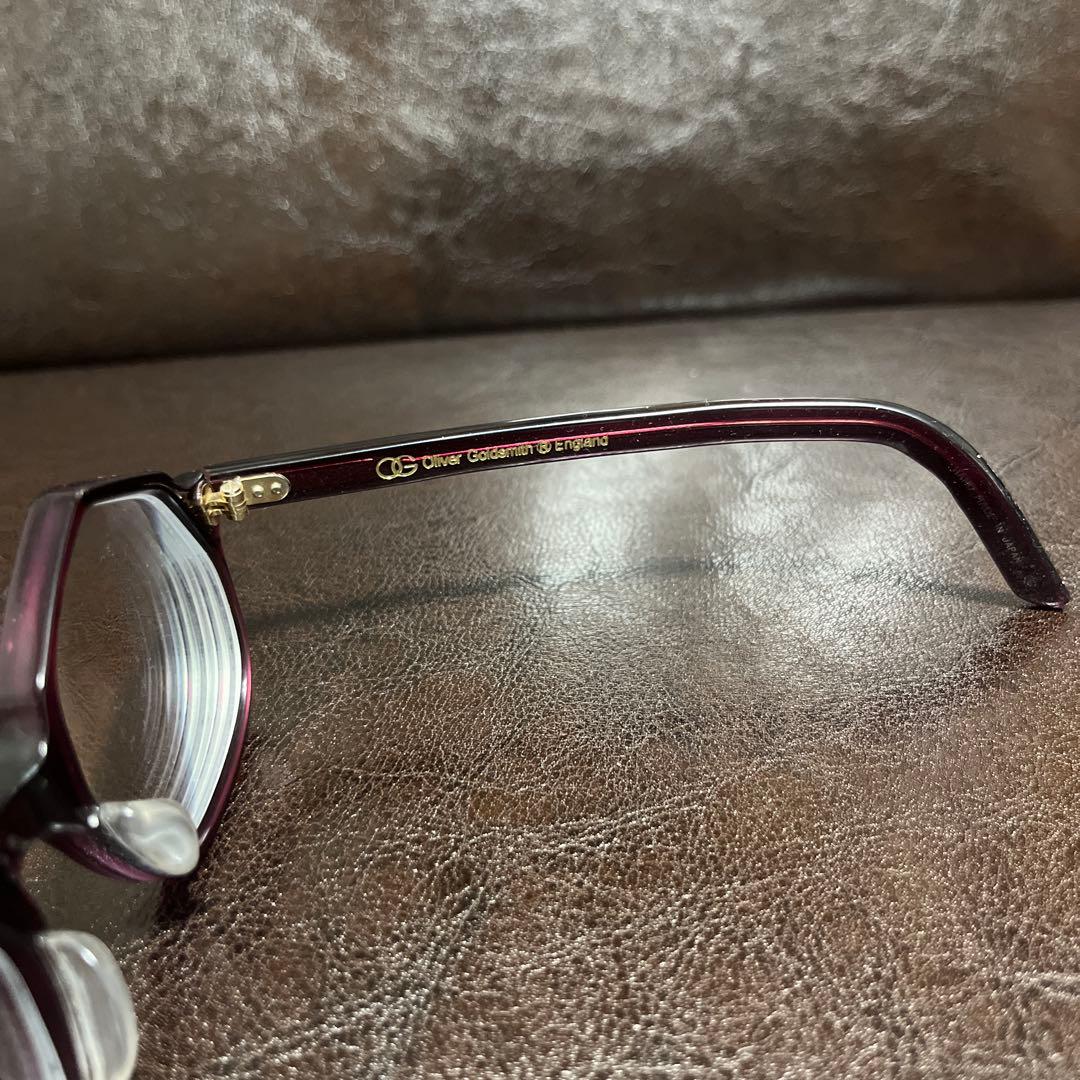 オリバー・ゴールドスミス ポリオーバル メガネ(度あり)