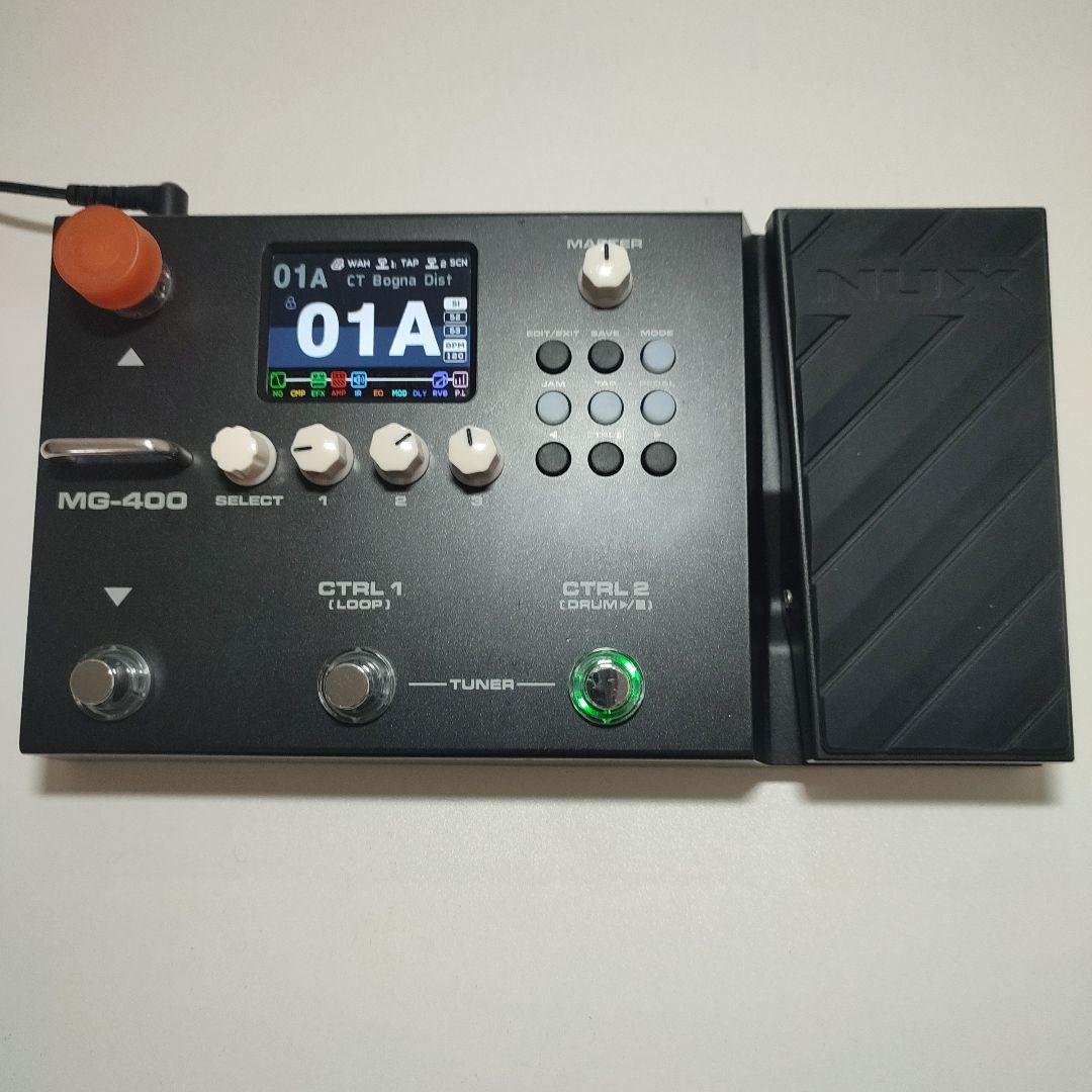 【完品】NUX MG-400 モデリングギター・ベースプロセッサー