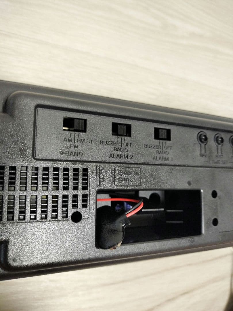 超美品 1988年製 ナショナル クロックラジオ BEGIN RC-X210