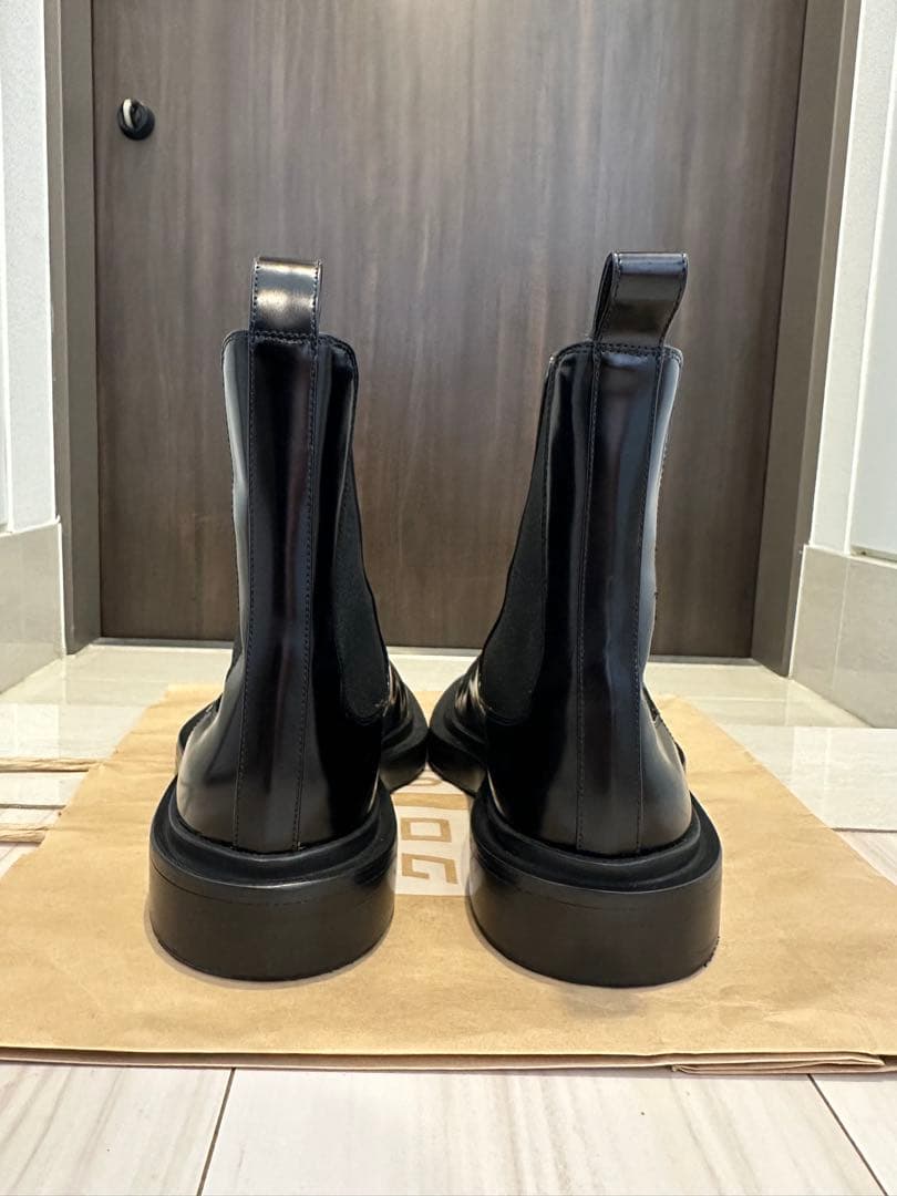 ！Noël！Jil Sander レザーアンクルブーツ ブラック