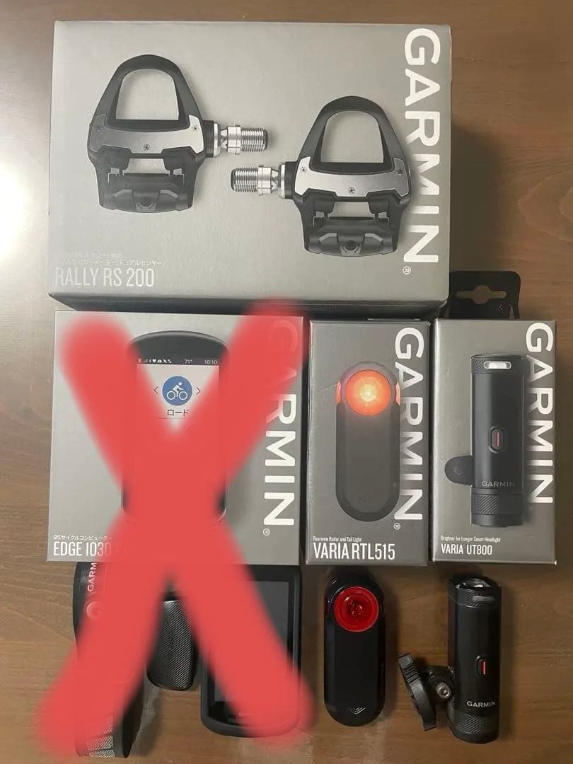 GARMIN RALLY RS200を含むGARMIN機器+各種マウント類