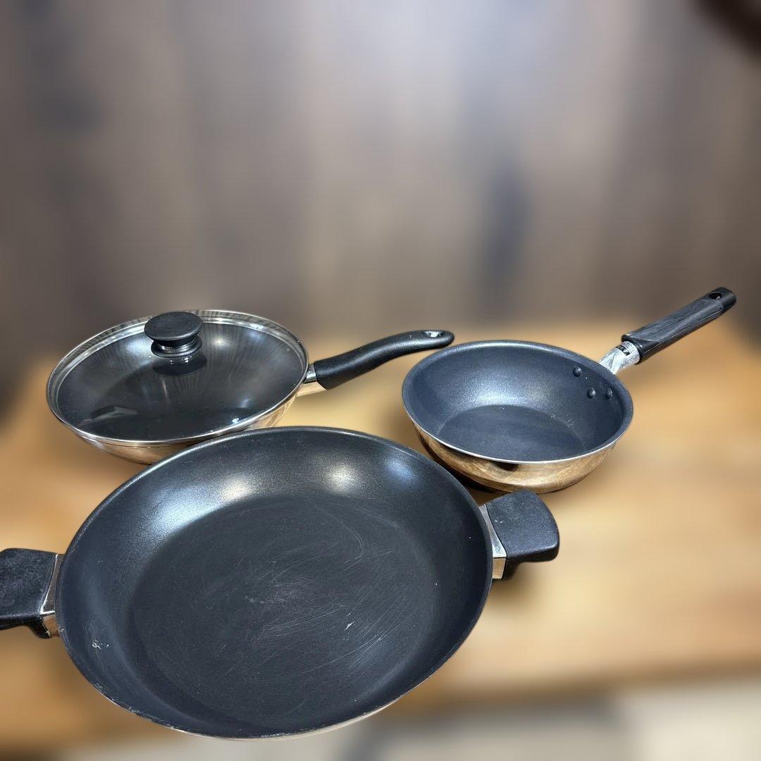 アムウェイ　クイーンクックウェア　ノンスティックグリルパン　フライパン　セット