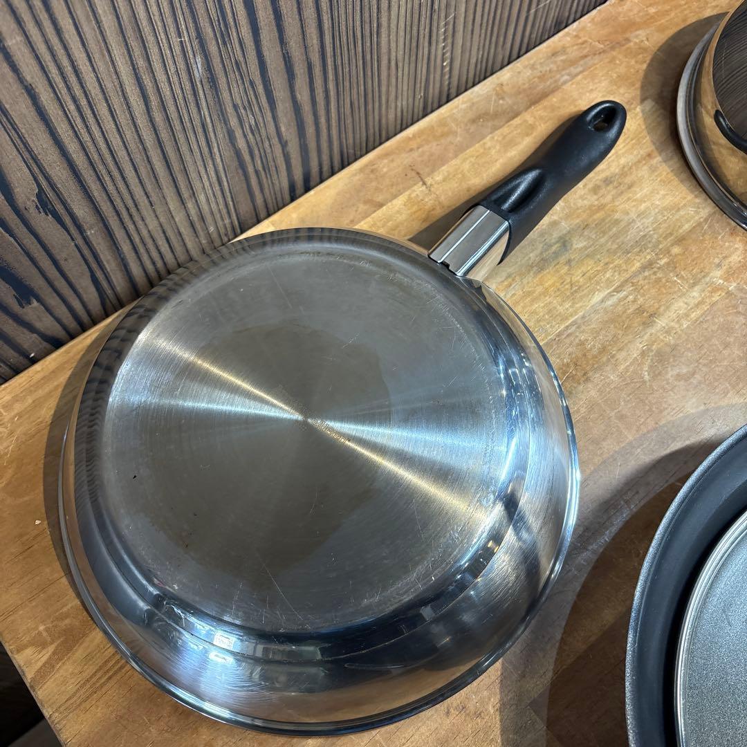 アムウェイ　クイーンクックウェア　ノンスティックグリルパン　フライパン　セット